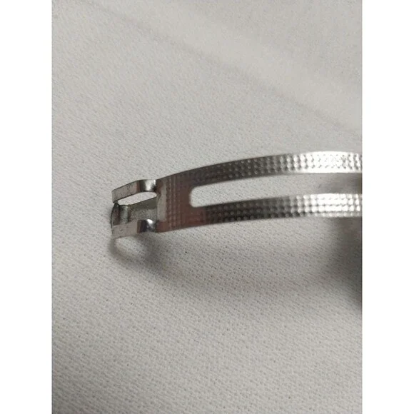 Vintage Butterfly Hair Clip Barrette French Style Silver Tone 3.75"x2.25" - Picture 9 of 10